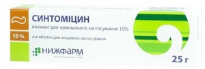 Синтомицин линимент 10% 25 г - фото