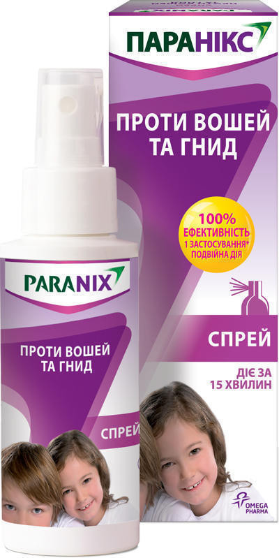 Спрей Параникс противопедикулезный 100 мл