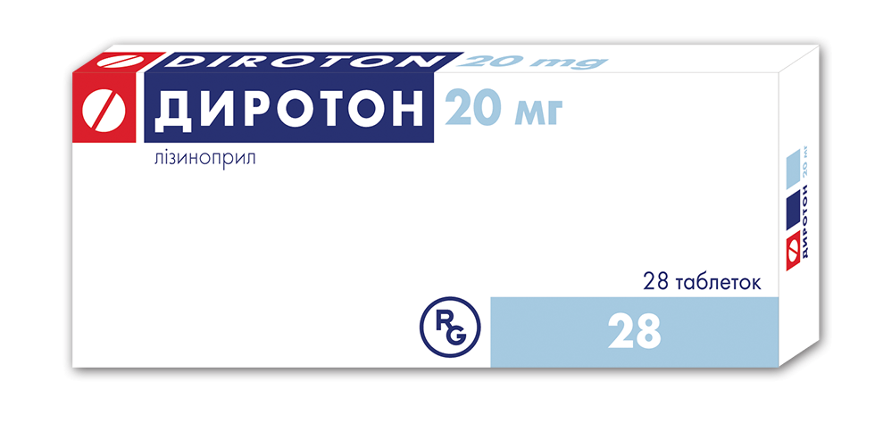 Диротон таб 20мг №28