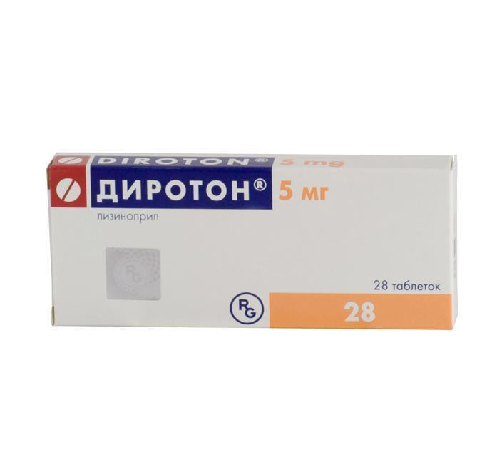 Диротон таб 5мг №28
