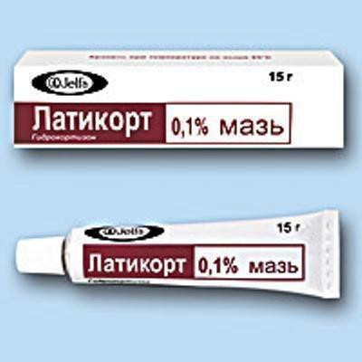 Латикорт 0,1% мазь 15 г