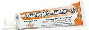 Стрептоцид линимент 5% туба 30 г - фото