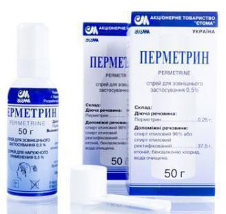Перметрин 0.5% спрей 50 г