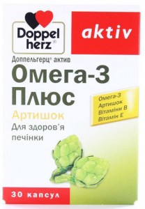 Доппельгерц актив Омега-3 Плюс Артишок капсулы №30 - фото