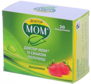 Доктор Мом леденцы от кашля №20 (клубника) - изображение Доктор Мом леденцы от кашля №20 (клубника) - фото
