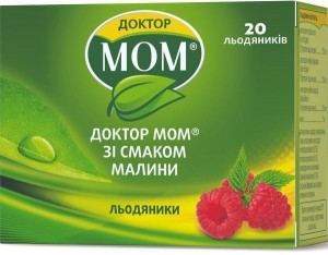 Доктор Мом леденцы от кашля №20 (малина) - фото