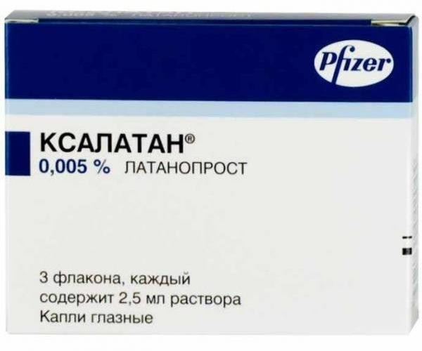 Ксалатан 0,005% капли 2,5 мл №3