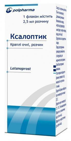 Ксалоптик 50 мкг/мл капли 2,5 мл