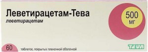 Леветирацетам-Тева 500 мг таблетки №60 - изображение Леветирацетам-Тева 500 мг таблетки №60 - фото
