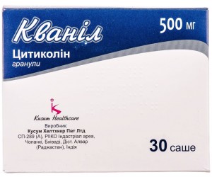 Кванил 500 мг гранулы 1.5 г саше №30 - фото