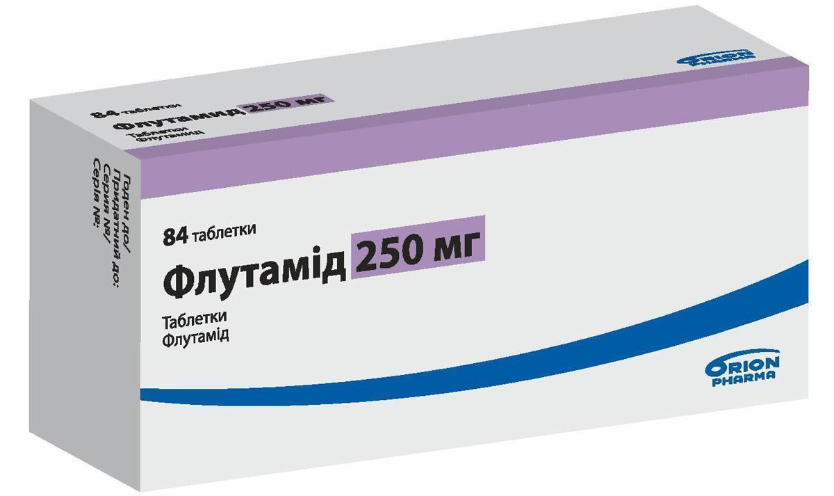 Флутамид 0,25 г таблетки №84