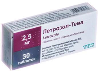 Летрозол-Тева 2,5 мг таблетки №30