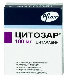 Цитозар пор.д/пр.р-ра 100 мг фл. №1 - фото