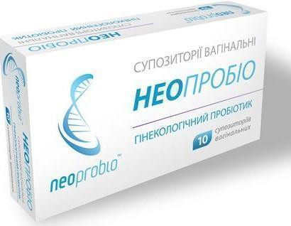 Неопробио суппозитории вагинальные №10
