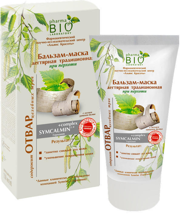 Бальзам-маска Pharma BIO Дегтярная против перхоти 150 мл