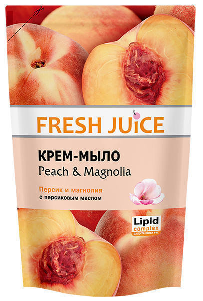 Гель-мыло Fresh Juice персик дой-пак 460 мл