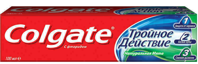 Зубная паста Colgate тройное действие 100 мл