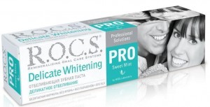 Зубная паста R.O.C.S. PRO Sweet Mint Деликатное Отбеливание 135 г - фото