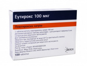Эутирокс 100 мкг таблетки №100 - фото