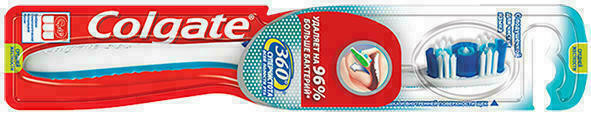 Зубная щетка Colgate Clean 360° средней жесткости