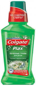 Ополаск.д/пол.рта  Colgate Plax Лечебные Травы 250 мл - фото