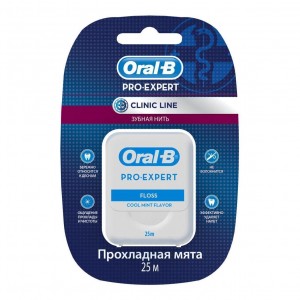 Нить зубная Oral-B Pro-Expert Clinic Line 25 метров - изображение Нить зубная Oral-B Pro-Expert Clinic Line 25 метров - фото