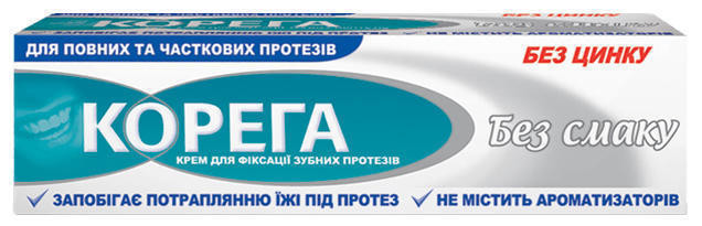 Крем Корега для зубных протезов без вкуса 40мл