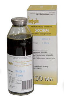 Желчь медицинская 250 мл