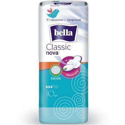 Прокладки Bella Classic Nova с крылашками 10 шт