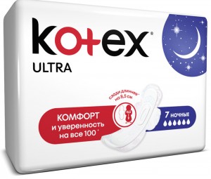 Прокладки Kotex Ultra Dry Night 7 шт - изображение Прокладки Kotex Ultra Dry Night 7 шт - фото