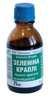 Зеленина капли 25 мл