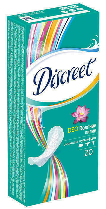 Прокладки Alldays Discreet Deo Water Lily 20 шт (ежедневные)