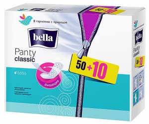 Прокладки Bella Panty ежедневные №50+10 - изображение Прокладки Bella Panty ежедневные №50+10 - фото