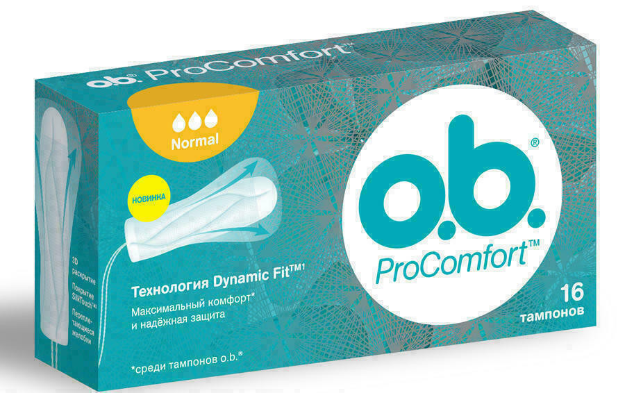 Тампоны o.b. ProComfort Normal 16 шт