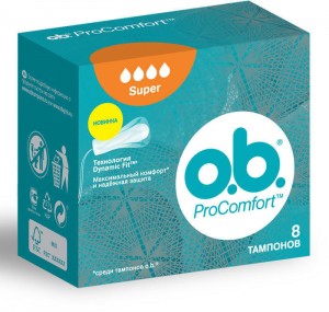 Тампоны o.b. ProComfort Super 8 шт - фото