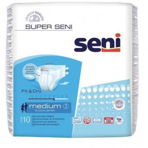 Подгузники для взрослых Super Seni medium/средние air 10 шт - фото