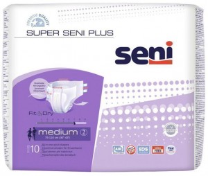 Подгузники для взрослых Super Seni Plus medium/средние air 10 шт - фото