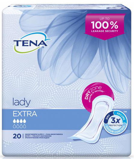 Прокладки урологические женские TENA Lady Extra №20