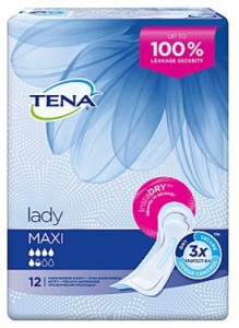 Прокладки урологические женские Tena Lady Maxi №12 - изображение Прокладки урологические женские Tena Lady Maxi №12 - фото