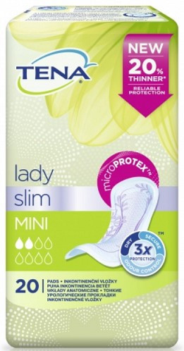 Прокладки Tena урологические женские Lady Slim Mini №20