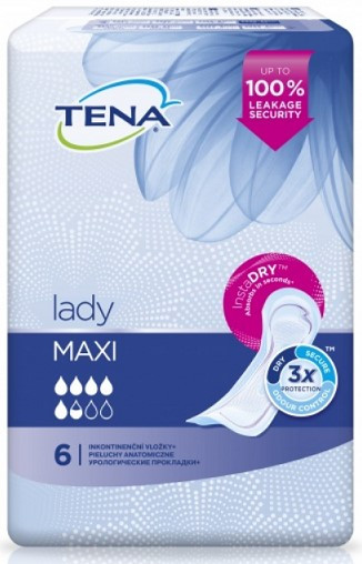 Прокладки урологические женские Tena Lady Maxi №6