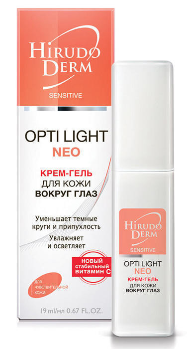 Крем-гель Hirudo Derm Sensitive OPTI LIGHT NEO для кожи вокруг глаз 19 мл