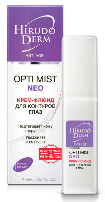 Крем-флюид Hirudo Derm Anti Age OPTI MIST NEO для контура глаз 19 мл