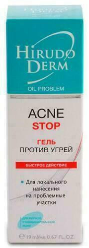 Гель Hirudo Derm Oil Problem Acne Stop против угрей 19 мл