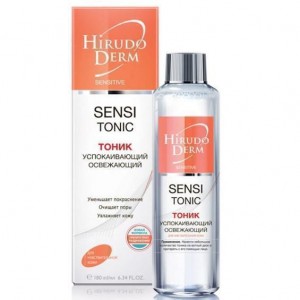 Тоник Hirudo Derm Sensitive успокаивающий освежающий 180 мл - фото