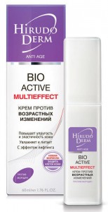 Крем Hirudo Derm Anti Age BIO ACTIVE MULTIEFFECT против возрастных изменений 50 мл - фото