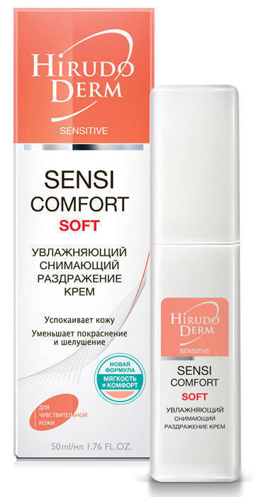 Крем Hirudo Derm Sensitive SENSI COMFORT SOFT успокаивающий 50 мл