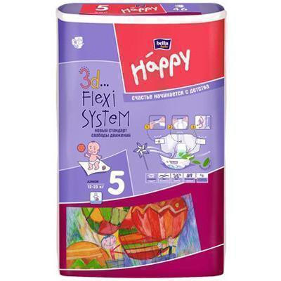 Подгузники Happy Junior 5 (12-25 кг) 58 шт