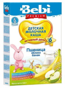 Каша Kolinska Bebi Premium пшеница, яблоко, банан с 6 месяцев 250 г - изображение Каша Kolinska Bebi Premium пшеница, яблоко, банан с 6 месяцев 250 г - фото