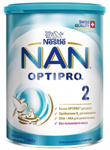 Смесь молочная Nestle NAN 2 Optipro (с 6 месяцев) 400 г - изображение Смесь молочная Nestle NAN 2 Optipro (с 6 месяцев) 400 г - фото